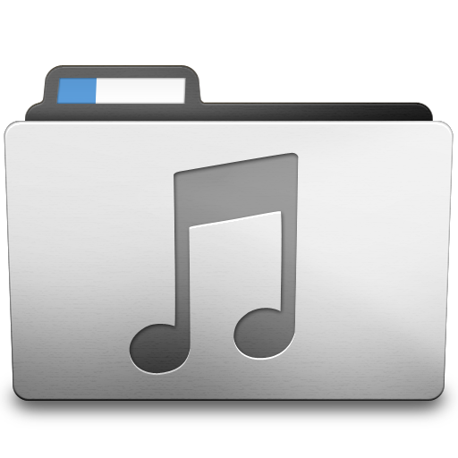 White Music Icon 512x512 png